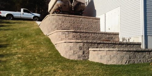 Retaining Wall, Landscaping Wall, Stone Wall, Flower Bed